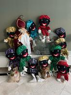 Sint Nicolaas met 11 Zwarte Pieten Poppen, Antiek en Kunst, Ophalen