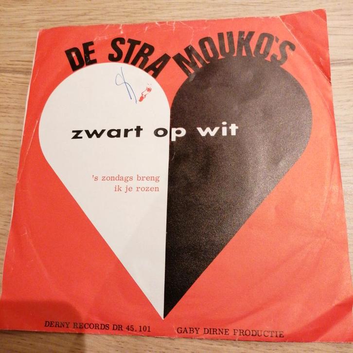 Stramouko's /zwart op wit, Cd's en Dvd's, Vinyl | Nederlandstalig, Gebruikt, Levenslied of Smartlap, Overige formaten, Ophalen of Verzenden