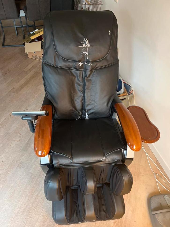 CKW Dutch Line Massagefauteuil - Gebruikt, Huis en Inrichting, Fauteuils, Gebruikt, Leer, 75 tot 100 cm, 100 tot 125 cm, Ophalen
