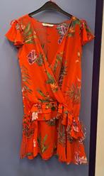 Desigual rode tuniekjurk floral dress maat 42 artnr 48738, ., Maat 42/44 (L), Ophalen of Verzenden, Zo goed als nieuw