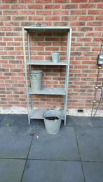 Metalen Stellingkast met 4 Planken, Ophalen, Gebruikt, 25 tot 50 cm, 150 tot 200 cm