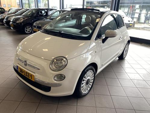 Fiat 500 C 1.2 Lounge Cabrio AUTOMAAT LEDER NW APK BJ 2010 !, Auto's, Fiat, Bedrijf, 500C, ABS, Airbags, Airconditioning, Bluetooth