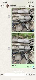 Tegels 30 x 30  gratis afhalen klazienaveen, Ophalen of Verzenden, Zo goed als nieuw, Beton, Terrastegels