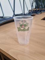 Plastic wegwerp bier bekers/glazen Grolsch, Ophalen of Verzenden, Nieuw, Glas of Glazen, Grolsch