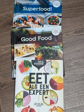3 Kookboeken: Good Food & Superfood beschikbaar voor biedingen