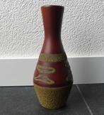 Eckhardt & Engler 2039/20 vintage vaas West-Germany reliëf, Gebruikt, Overige kleuren, Aardewerk of Porselein, Ophalen of Verzenden