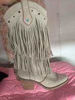 Suede leren ibiza / festival boots, Ophalen, Hoge laarzen, Nemonic, Beige