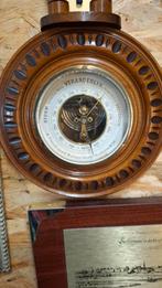 Antieke barometer met thermometer | “Veranderlyk” uitvoering, Ophalen of Verzenden