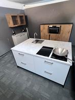 Nieuwe keuken met eiland en kastenwand merk Keller., Ophalen, Overige materialen, Wit, Nieuw