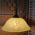 Vintage Jaren 50 / 60 Fifties / Sixties Hanglamp, Huis en Inrichting, Lampen | Hanglampen, Ophalen of Verzenden, Glas, Vintage / Fifties / Mid Century / Sixties