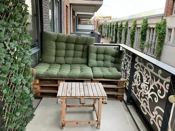 Pallet Balkonset met Kussens beschikbaar voor biedingen