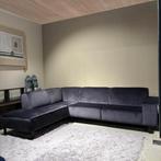 hoekbank velours antracite luxury bank DIRECT LEVERBAAR, Ophalen, 250 tot 300 cm, Nieuw, 150 cm of meer