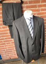 ZGAN Burberry Grijs herenpak Super S’120 Wol Mt 50, Maat 48/50 (M), Ophalen of Verzenden, Zo goed als nieuw, Grijs