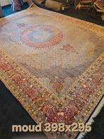 Groot Perzisch tapijt Moud 398x295 wollen vloerkleed iran, Huis en Inrichting, Stoffering | Tapijten en Kleden, Info@rugsandcarpets.nl