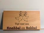 Knabbel en Babbel Borrelplank, Huis en Inrichting, Ophalen of Verzenden, Nieuw