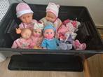 Diverse poppen met en zonder geluid + kleertjes e.d., Ophalen, Gebruikt, Babypop