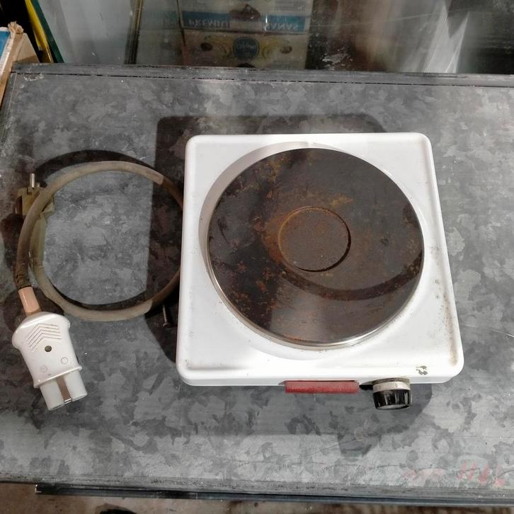 Elektrische kookplaat - Gebruikt, Witgoed en Apparatuur, Kookplaten, Gebruikt, Vrijstaand, Elektrisch, 3 kookzones of minder, Ophalen