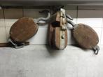 Katrollen 2 stuks, Antiek en Kunst, Antiek | Gereedschap en Instrumenten, Verzenden