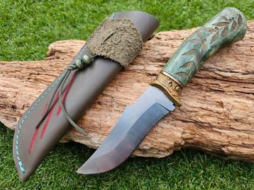 Special Edition Jachtmes Handgemaakte Outdoor Vaststaand mes beschikbaar voor biedingen