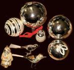 8 delige vintage zilverglas Kerstboom ornamenten 2x vogel +, Diversen, Kerst, Ophalen, Gebruikt