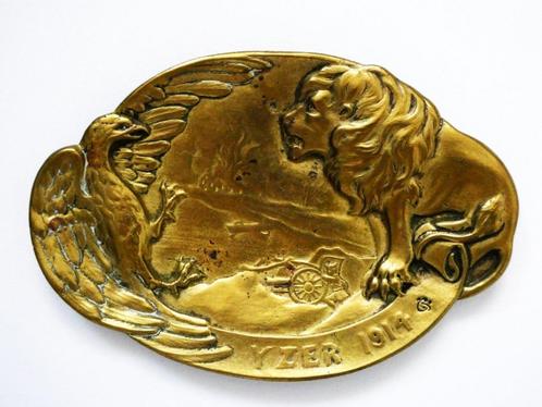 Authentieke memorabilia Eerste Wereldoorlog Vide poche S.J., Antiek en Kunst, Antiek | Koper en Brons, Brons, Ophalen of Verzenden