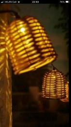 Super Gezellige Rotan Solar Lichtslinger | Nieuw in doos, Huis en Inrichting, Woonaccessoires | Wanddecoraties, Verzenden, Nieuw