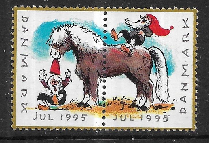 287-25 Denemarken 1995 / combinatie Jul - Kerstmis PF, Postzegels en Munten, Postzegels | Europa | Scandinavië, Postfris, Denemarken