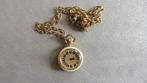 Vintage dames zakhorloge met afbeelding, Ophalen of Verzenden, Dames