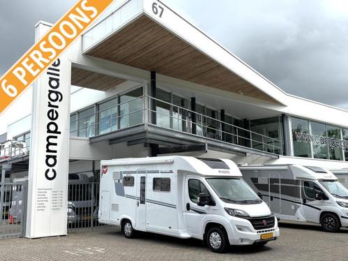 Pilote P696 Essentiel 6-PERSOONS! STAPELBED +HEFBED UNIEK!, Caravans en Kamperen, Campers, Bedrijf, tot en met 6, Half-integraal