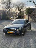 Mercedes-Benz C-Klasse Schuifdak C180 Donkerblauw, Auto's, Mercedes-Benz, Automaat, 65 €/maand, 1800 kg, Beige