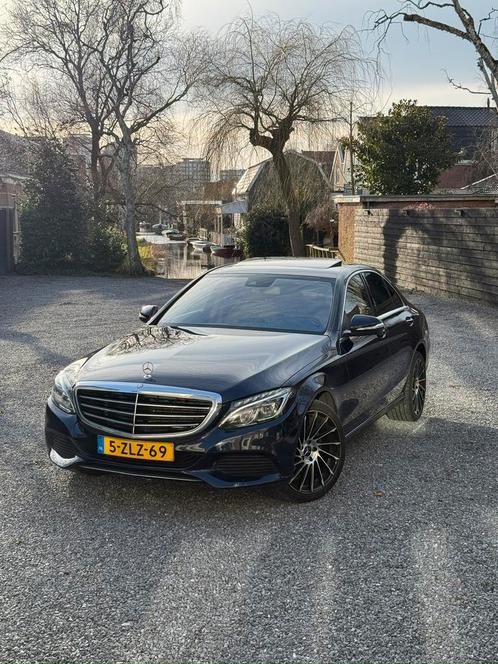 Mercedes-Benz C-Klasse Schuifdak C180 Donkerblauw, Auto's, Mercedes-Benz, Particulier, C-Klasse, ABS, Adaptieve lichten, Adaptive Cruise Control