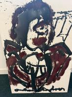 Anton Heyboer “Can Can” schilderij, Antiek en Kunst, Kunst | Schilderijen | Modern, Ophalen of Verzenden