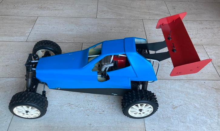 Vintage zeldzame Kyosho ARC 1:6 rc buggy benzine, Hobby en Vrije tijd, Modelbouw | Radiografisch | Auto's, Gebruikt, Auto offroad