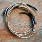 4x rca interlink 100cm zilver, Ophalen of Verzenden, Zo goed als nieuw, Minder dan 2 meter, Interlink-kabel
