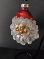 Kerstman kopje Kerstornament Glas, Diversen, Kerst, Verzenden, Nieuw