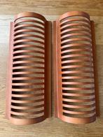 2x Vintage IKEA Hackas CD rek Mid-Century Retro, Ophalen of Verzenden, Zo goed als nieuw, Hout, Cd's