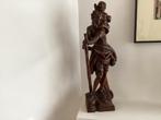 Christoffel met kindje Jezus hout., Antiek en Kunst, Ophalen of Verzenden