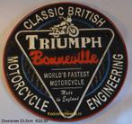 Triumph bonneville gietijzeren wandbord garagebord, Verzamelen, Merken en Reclamevoorwerpen, Nieuw, Ophalen of Verzenden