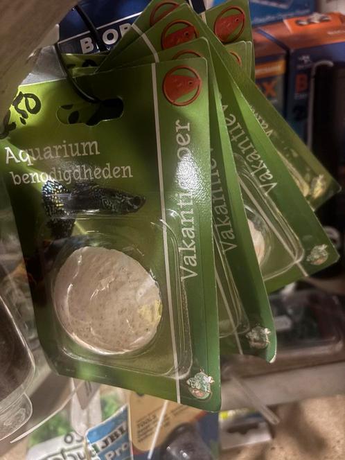 Nieuw: Vakantievoer 2,50€ per verpakking, Dieren en Toebehoren, Vissen | Aquaria en Toebehoren, Nieuw, Overige typen, Ophalen of Verzenden