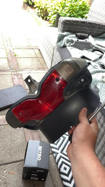 Gilera Runner Kort Spatbord + Achterlicht beschikbaar voor biedingen