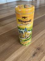 Cognac Bisquit Classic hoog blik met kasteel 30cm hoog, 11cm, Ophalen of Verzenden, Zo goed als nieuw, Overige