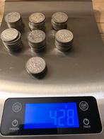 Zilveren guldens juliana 66 stuks 428 gr bruto 308 gr netto, Verzenden, Koningin Juliana, 1 gulden