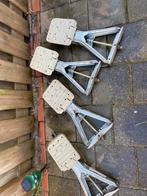 uitdraaisteunen /poten verzwaard met AL-KO Bigfoot - 4 stuks, Ophalen, Gebruikt