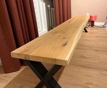 Massief Houten Eetkamerbank - 220cm beschikbaar voor biedingen