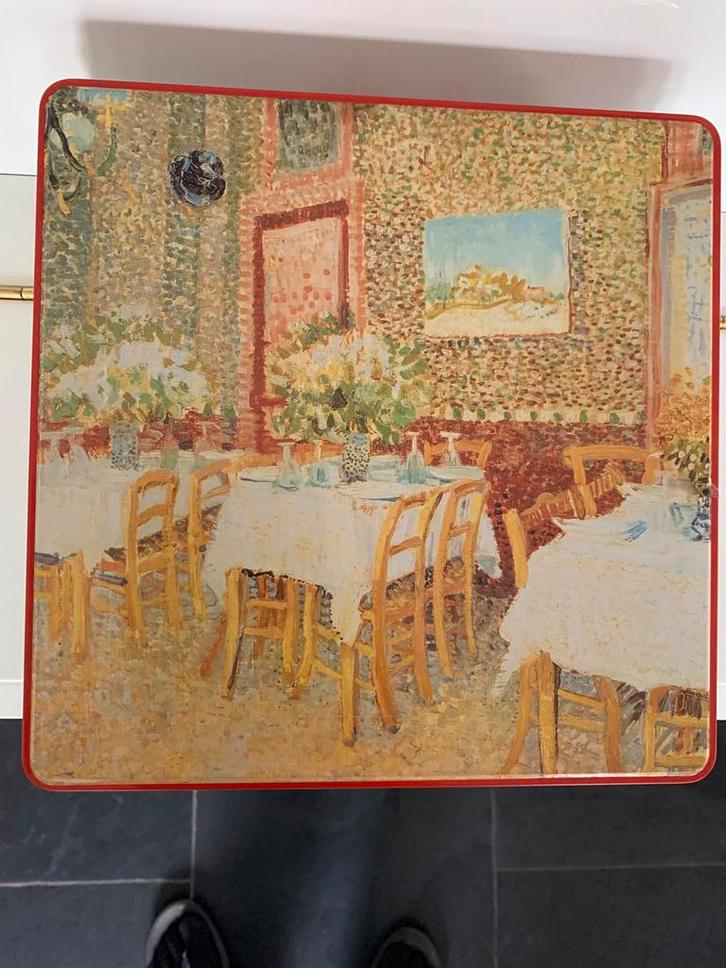 Legpuzzel In het restaurant, van Gogh, Hobby en Vrije tijd, Denksport en Puzzels, Gebruikt, Legpuzzel, 500 t/m 1500 stukjes, Ophalen of Verzenden