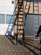 Houten glazenwassers ladder 3 x 11, Doe-het-zelf en Verbouw, Ladders en Trappen, Ophalen, Gebruikt, Ladder, 4 meter of meer