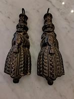 2 Oude gietijzeren gordijn gewichten, Antiek en Kunst, Ophalen of Verzenden