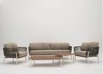 loungeset Andorra 5 delig, Ophalen, 5 zitplaatsen, Kunststof, Nieuw