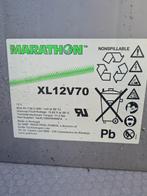Marathon  12v 70 accu 5x, Ophalen, Zo goed als nieuw