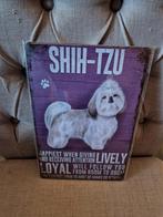 Shih Tzu Wandbord - Nieuw!, Ophalen of Verzenden, Nieuw